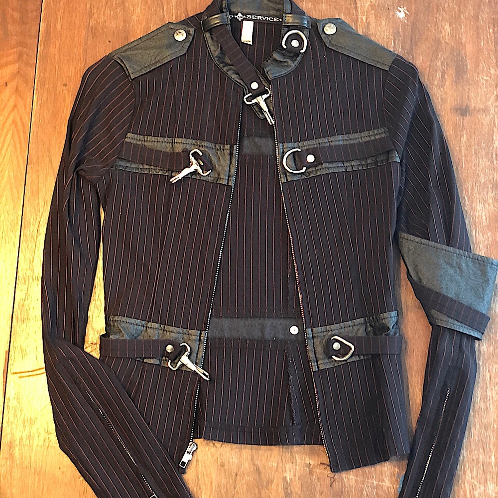 Gangsta Pranksta Red Pin-Striped Suit